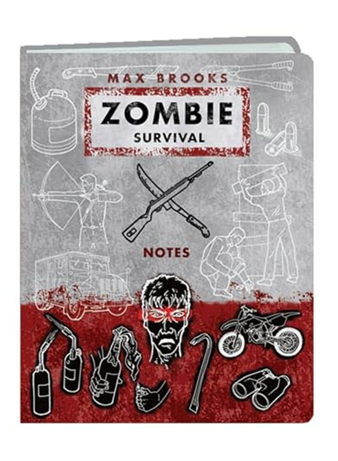 Zombie Survival Notes Mini Journal 