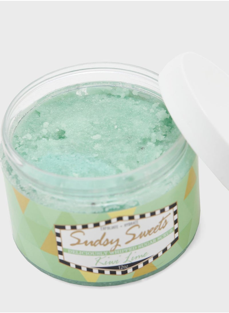 soapy bliss - Whipped Sugar Scrub - Kiwi Lime - Image 1