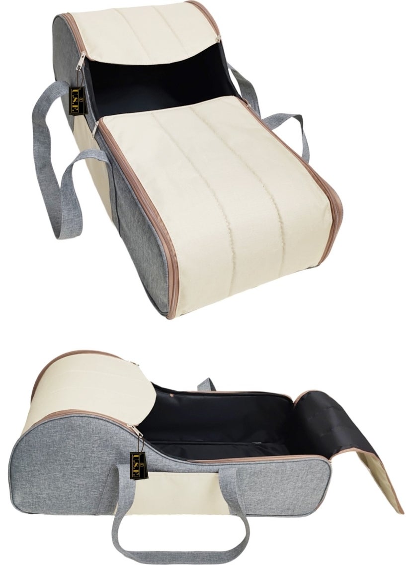 U.S.F Carrycot Baby Carrier Infant Carrier Stroller CREAM GREY  - Image 1
