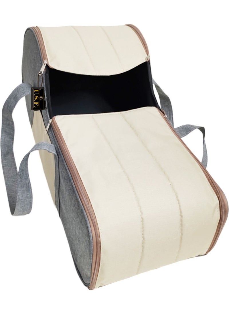 U.S.F Carrycot Baby Carrier Infant Carrier Stroller CREAM GREY  - Image 4