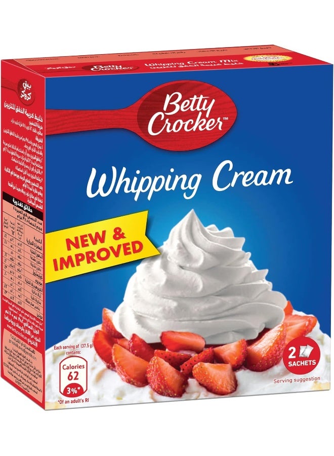 Betty Crocker Whipping Cream Mix, 70 g (Pack of 1) - Image 1