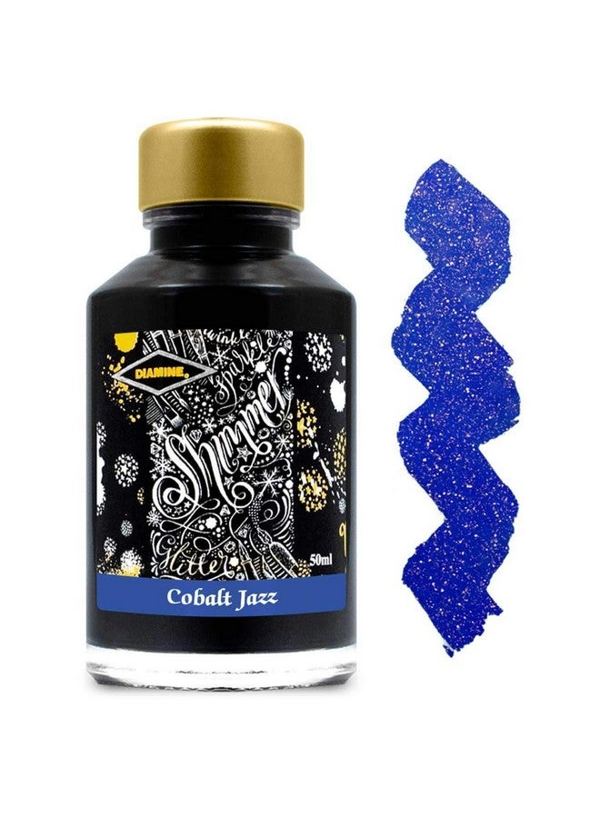 Diamine - Shimmering Fountain Pen Ink, Cobalt Jazz 50Ml - Image 1