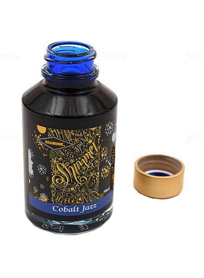 Diamine - Shimmering Fountain Pen Ink, Cobalt Jazz 50Ml - Image 3