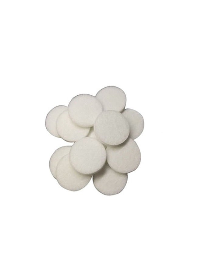 Wresty 20 Pcs Cotton Pads For Car Air Vent Clips 16mm Aromatherapy Replacement Pads For Car Air Condition Clips Essential Oil Diffuser Pads For Auto Freshener Clips - Image 1