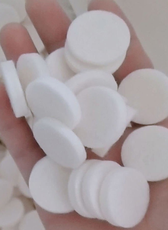 Wresty 20 Pcs Cotton Pads For Car Air Vent Clips 16mm Aromatherapy Replacement Pads For Car Air Condition Clips Essential Oil Diffuser Pads For Auto Freshener Clips - Image 4