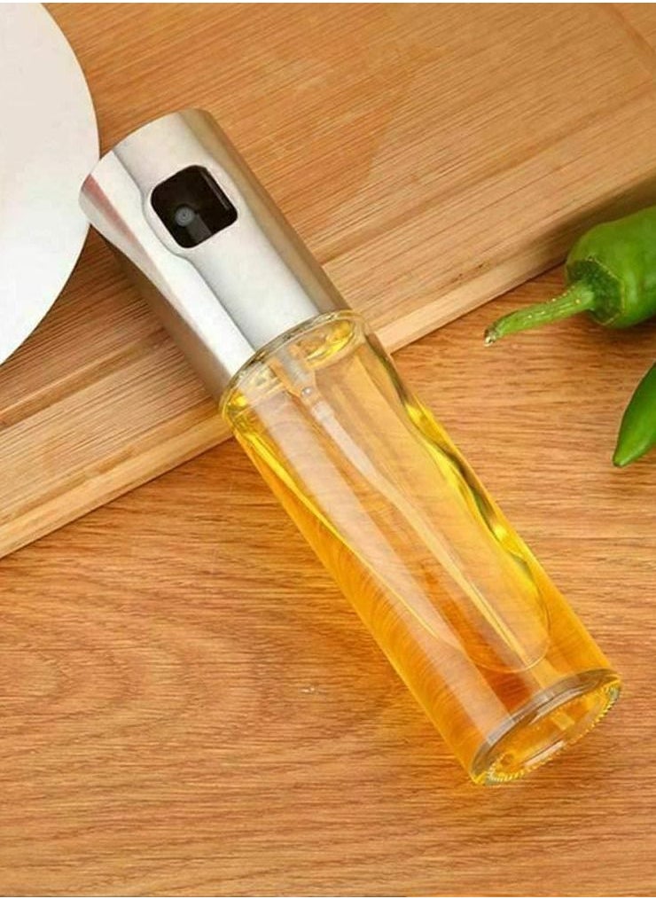 Generic - Oil Dispensing Oil Sprayers, spray bottle for cooking oil, vinegar sprayer, Barbecue spray bottle, Olive Oil Sprayer Bottle 100ml, Glass Sprayer for BBQ, Cooking, Salad, Bread Baking, Frying (100ml) - Image 1