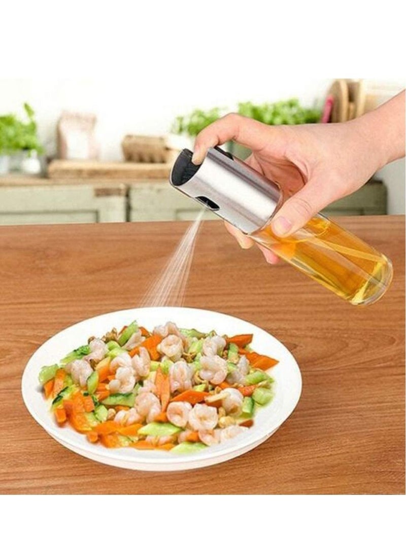 Generic - Oil Dispensing Oil Sprayers, spray bottle for cooking oil, vinegar sprayer, Barbecue spray bottle, Olive Oil Sprayer Bottle 100ml, Glass Sprayer for BBQ, Cooking, Salad, Bread Baking, Frying (100ml) - Image 1