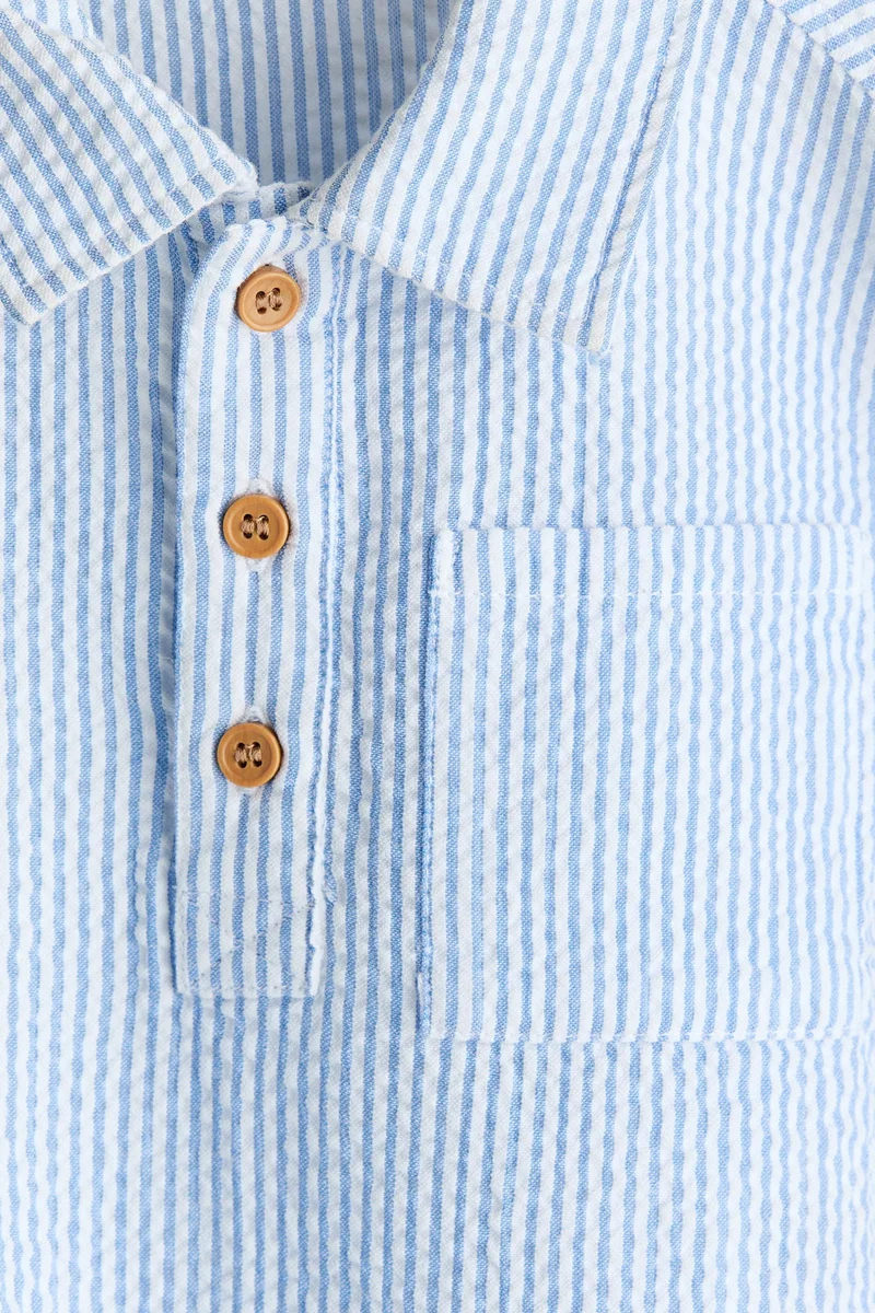 H&M 2-piece cotton seersucker set