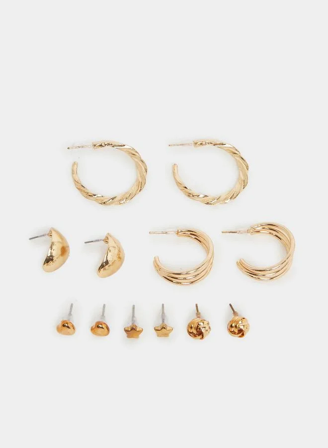 Styli Styli Set of 6 - Hoop and Stud Earrings