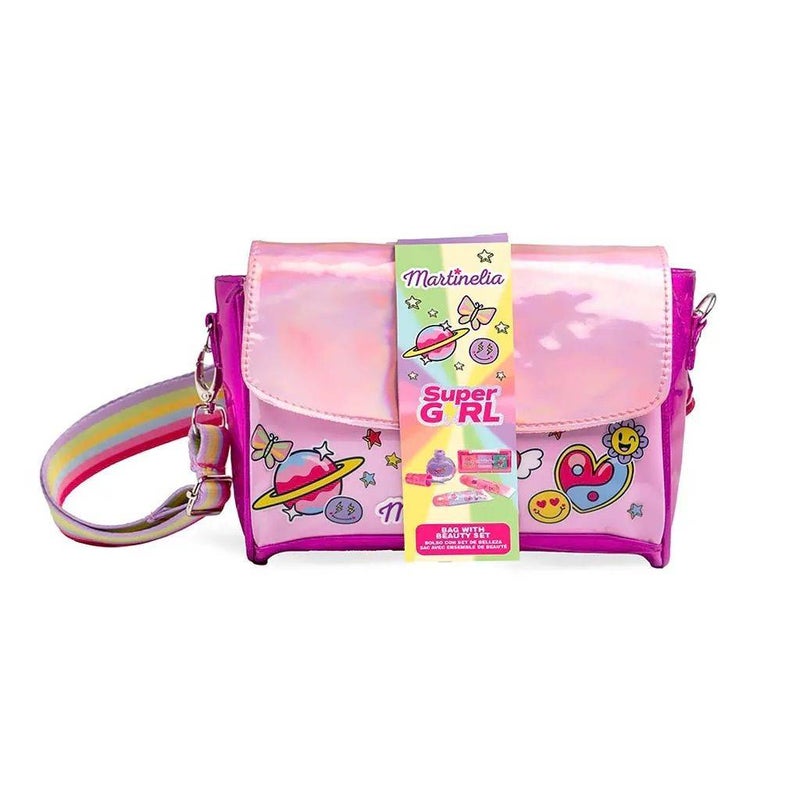 Martinelia حقيبة مارتينيليا سوبر جيرل السحرية مع مجموعة التجميل (5 قطع) - Image 1