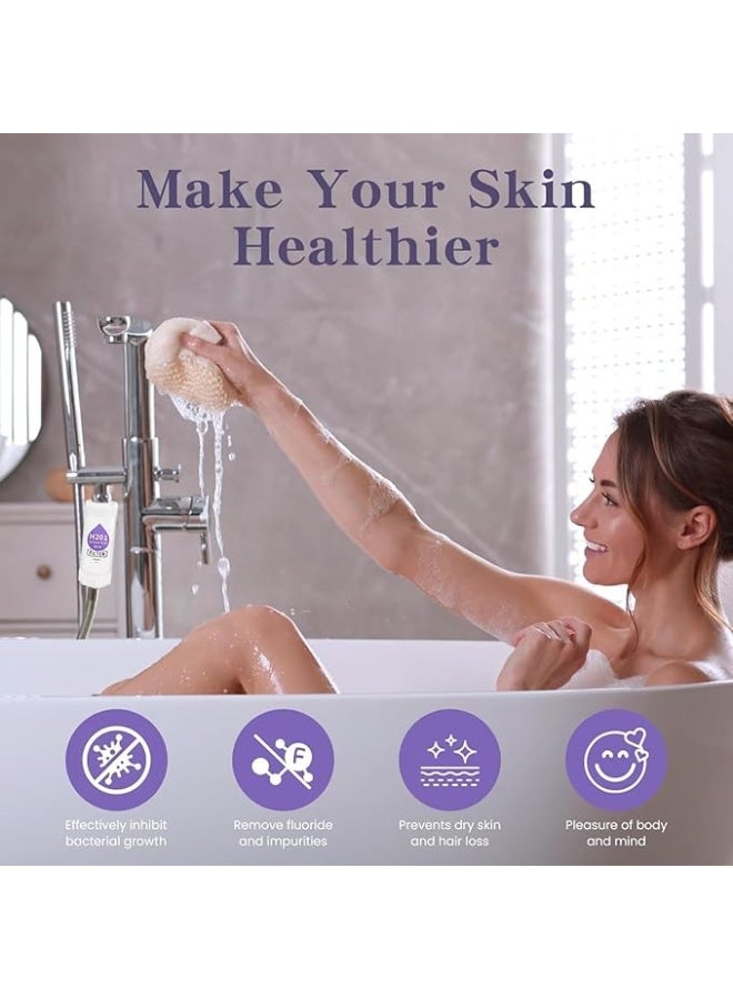 Lonimia Shower Filter with Aroma Therapy, for Universal Output Showerhead, Soften Hard Water, Chlorine & Flouride Removal, Skin & Hair Care, Easy Installation,Universal Fit, Eco-Friendly (Lavender) - Image 5
