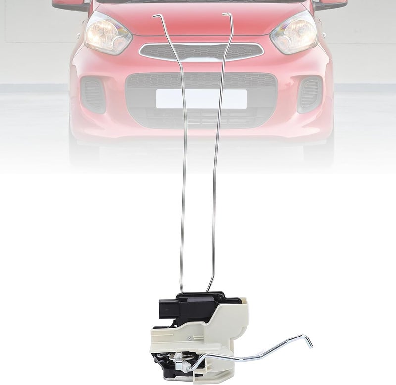 Door Lock Actuator 4 Pins, Car Door Latch Actuator for Picanto 2012-2016, Fast Response Vehicle Security Lock with ABS and Metal Build (Rear Left: 81410 1Y020) - Image 1