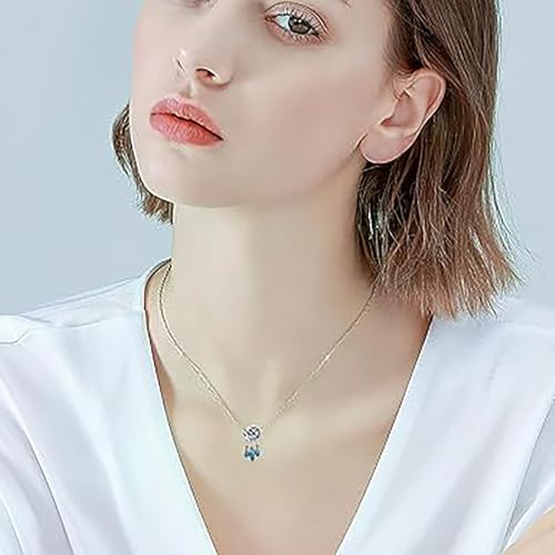 Indusoire 2 Pcs Bracelet Charms, Silver Alloy Beads with Blue Crystal Accents, Star and Moon Pendants for DIY Jewelry Making for Women - Image 5