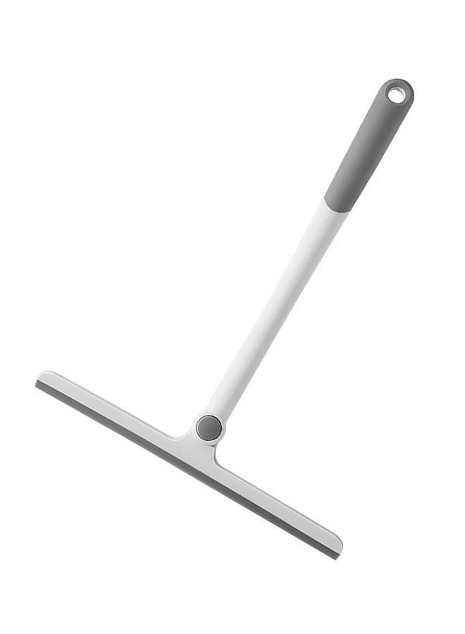 Window Squeegees Shower Wiper 360° Pivot Glass Cleaner with Hanging Hole 27cm Extra Wide Rubber Blade & Non-Slip Handle for Cars Kitchen Mirrors Windows - Image 1