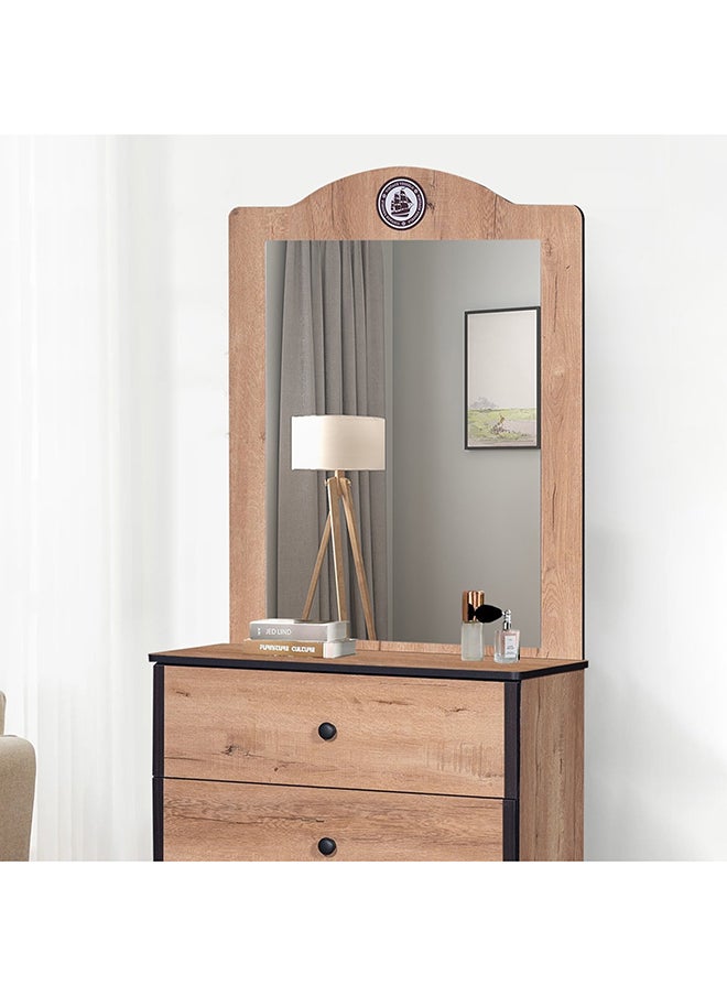 Home Box Crew Mirror Without Dresser Brown 1.1 x 99 x 77 cm  - Image 1