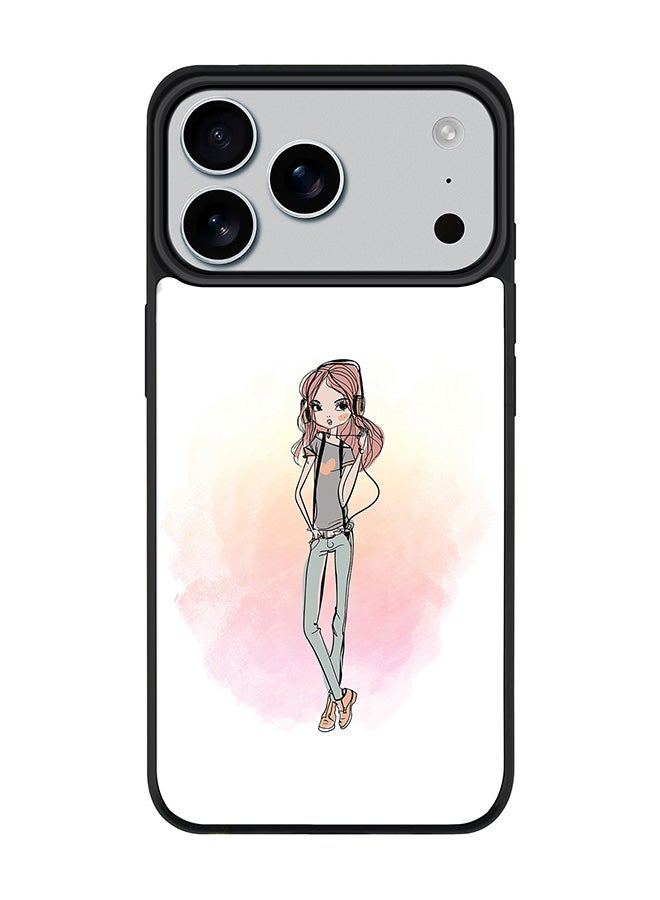 Stylizedd iPhone 17 Pro Max Case, [Compatible with MagSafe] Slim Magnetic cover Phone Case iPhone 17 Pro Max -Girl Next Door - Image 1