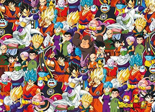 Clementoni Dragon Ball Z Impossible Jigsaw Puzzle, 1000 Pieces, Multicolored, 39489 - Image 2