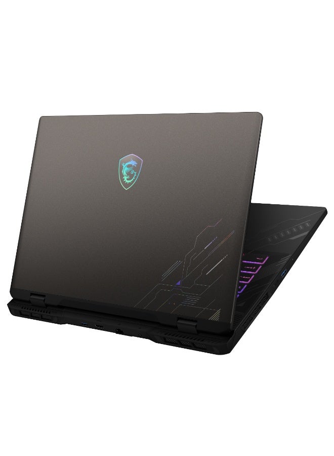 إم اس أي Crosshair Laptop With 17-Inch QHD Display,Core Ultra 9 275HX Processor/32GB RAM/1TB SSD/NVIDIA® GeForce RTX 5060 Graphics/Windows 11 Home Cosmos Gray - Image 5