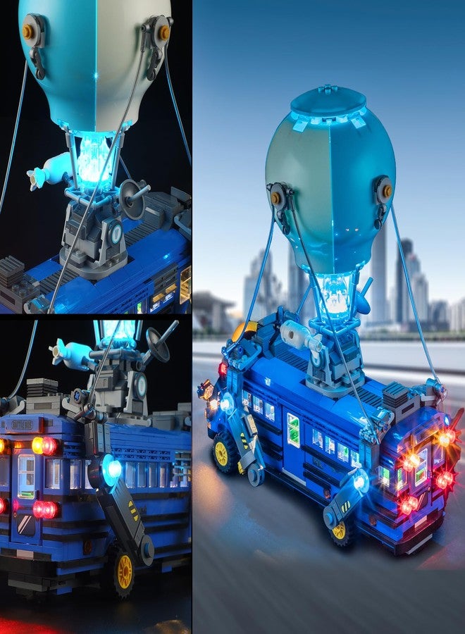 Vaodest مصباح LED من Vaodest لمجموعة Lego Battle Bus 77073، تصميم وتكوين متوافق مع الموديل 77073 (مصباح LED فقط، وليس مجموعة مكعبات البناء). - Image 5