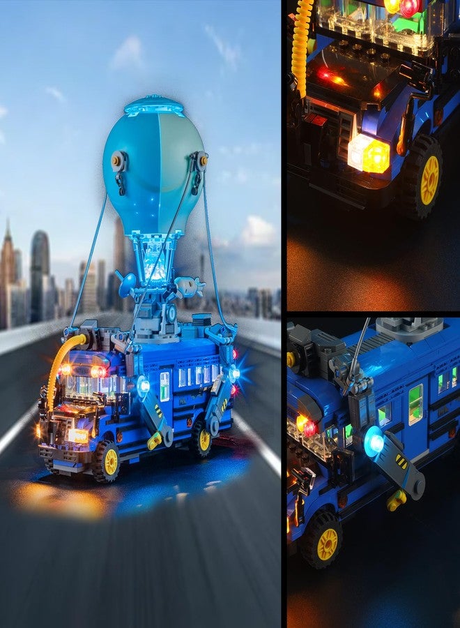 Vaodest مصباح LED من Vaodest لمجموعة Lego Battle Bus 77073، تصميم وتكوين متوافق مع الموديل 77073 (مصباح LED فقط، وليس مجموعة مكعبات البناء). - Image 4