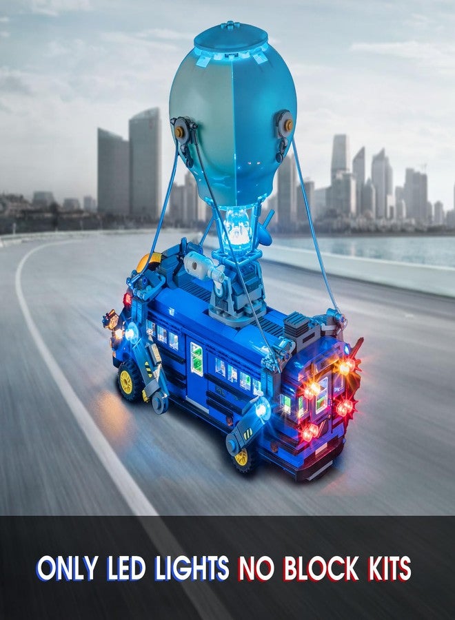Vaodest مصباح LED من Vaodest لمجموعة Lego Battle Bus 77073، تصميم وتكوين متوافق مع الموديل 77073 (مصباح LED فقط، وليس مجموعة مكعبات البناء). - Image 2