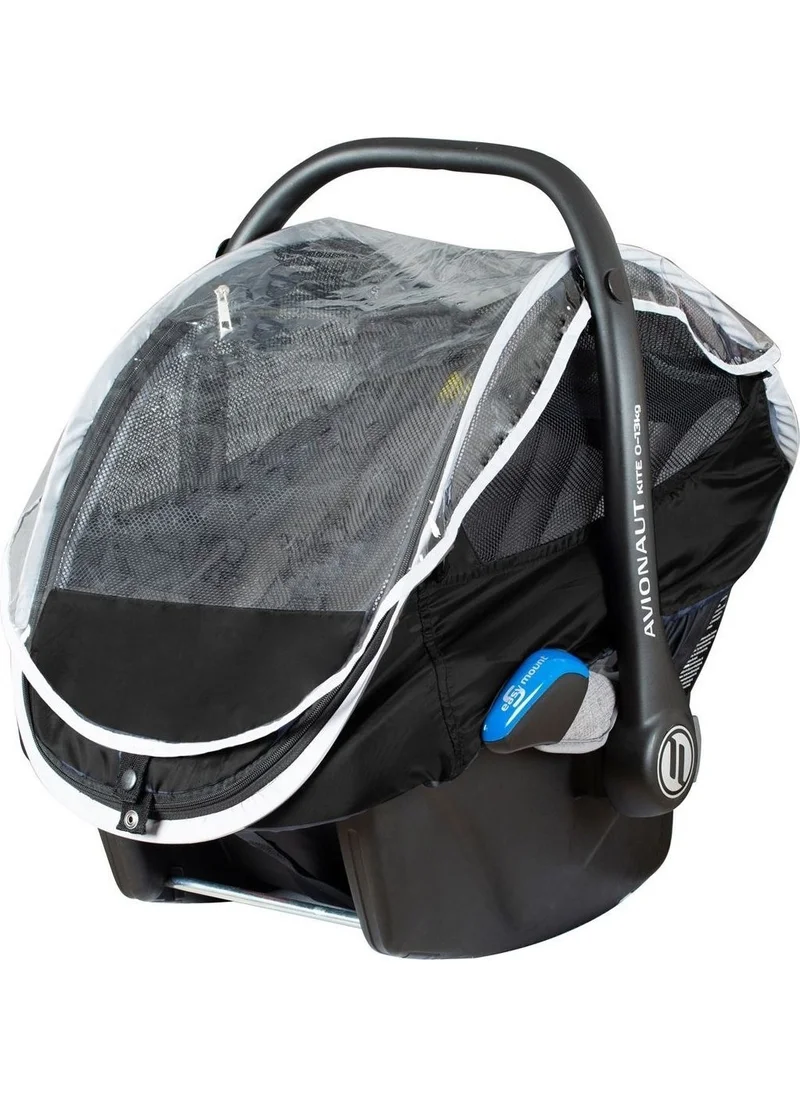 Jusso Baby Carrier Carry Seat Mosquito Net Raincoat Windbreaker - Black