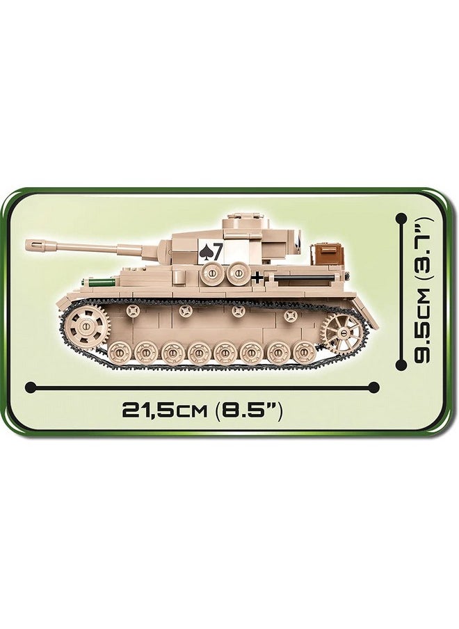 COBI COBI Historical Collection Panzerkampfwagen IV Tank, Beige,559 pieces  - Image 2