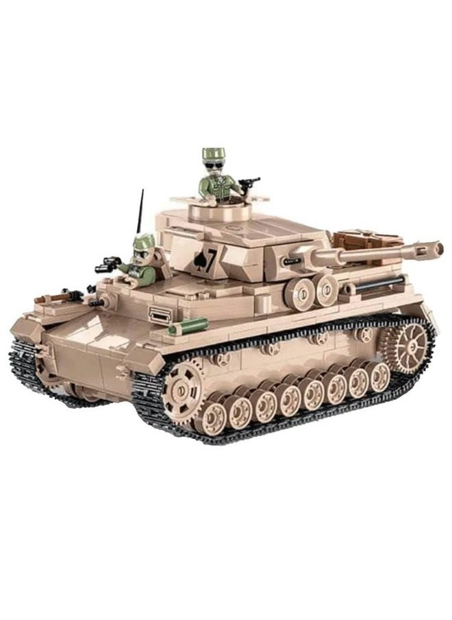 COBI COBI Historical Collection Panzerkampfwagen IV Tank, Beige,559 pieces  - Image 1