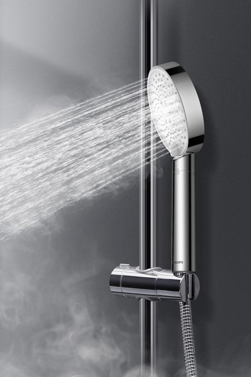 Philips رأس دش فيليبس مع فلتر - يزيل الكلور، 3 أوضاع رذاذ، تصميم معزز للضغط - Image 1