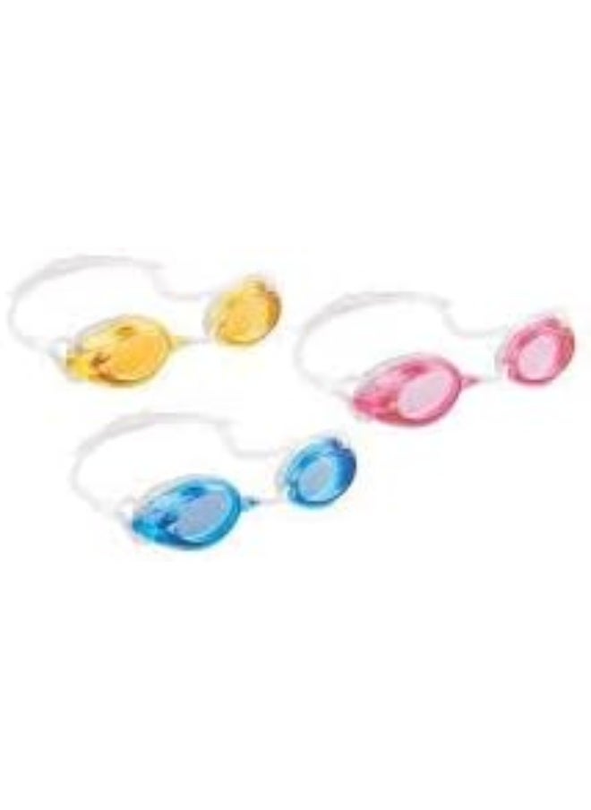 INTEX Aqua Flow Swimming Goggles 8+ Years, 55684 - Assorted  - Image 3