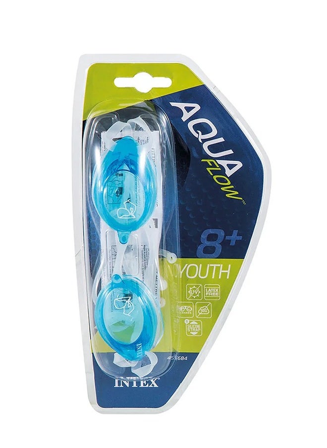 INTEX Aqua Flow Swimming Goggles 8+ Years, 55684 - Assorted  - Image 2