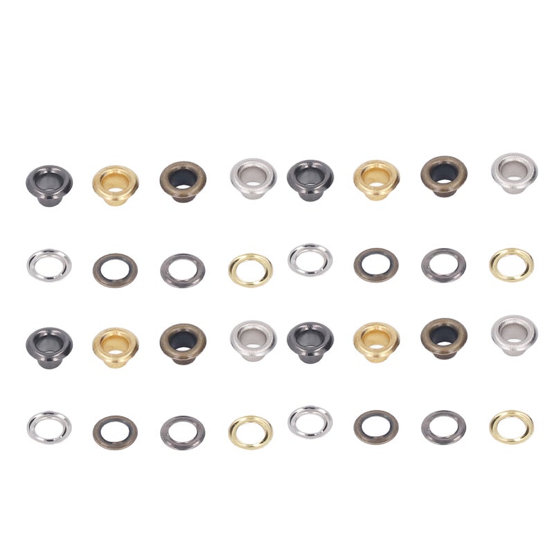 3.5mm Grommet Tool Kit Multicolor DIY Decorations Eyelet Grommet Kit with Transparent Storage Box for DIY Clothing Bags - Image 5