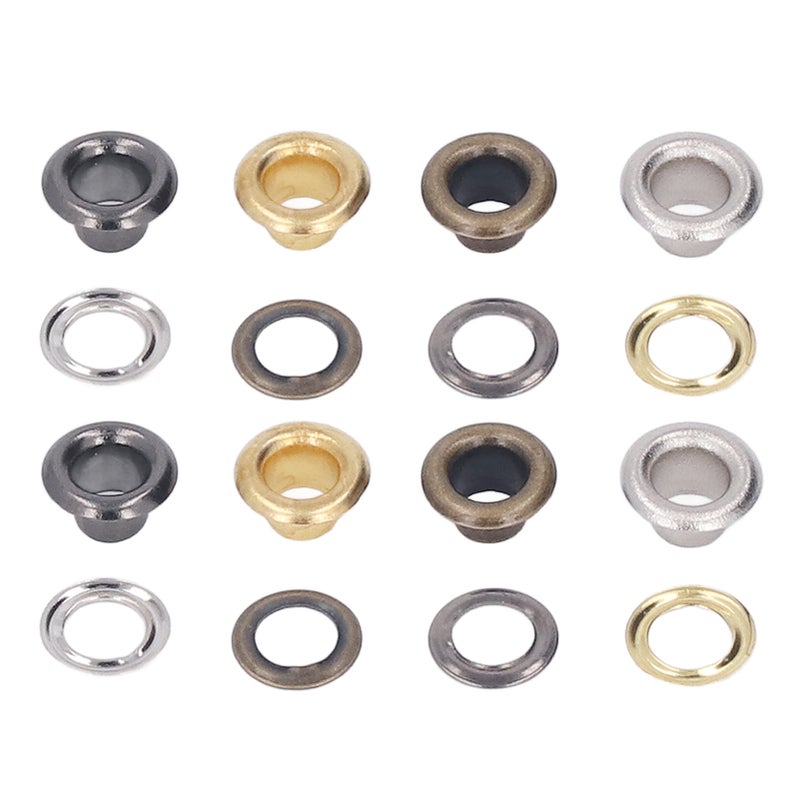 3.5mm Grommet Tool Kit Multicolor DIY Decorations Eyelet Grommet Kit with Transparent Storage Box for DIY Clothing Bags - Image 3