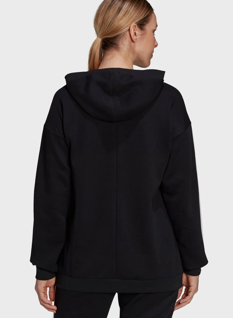 Adidas 3 Stripe Hoodie