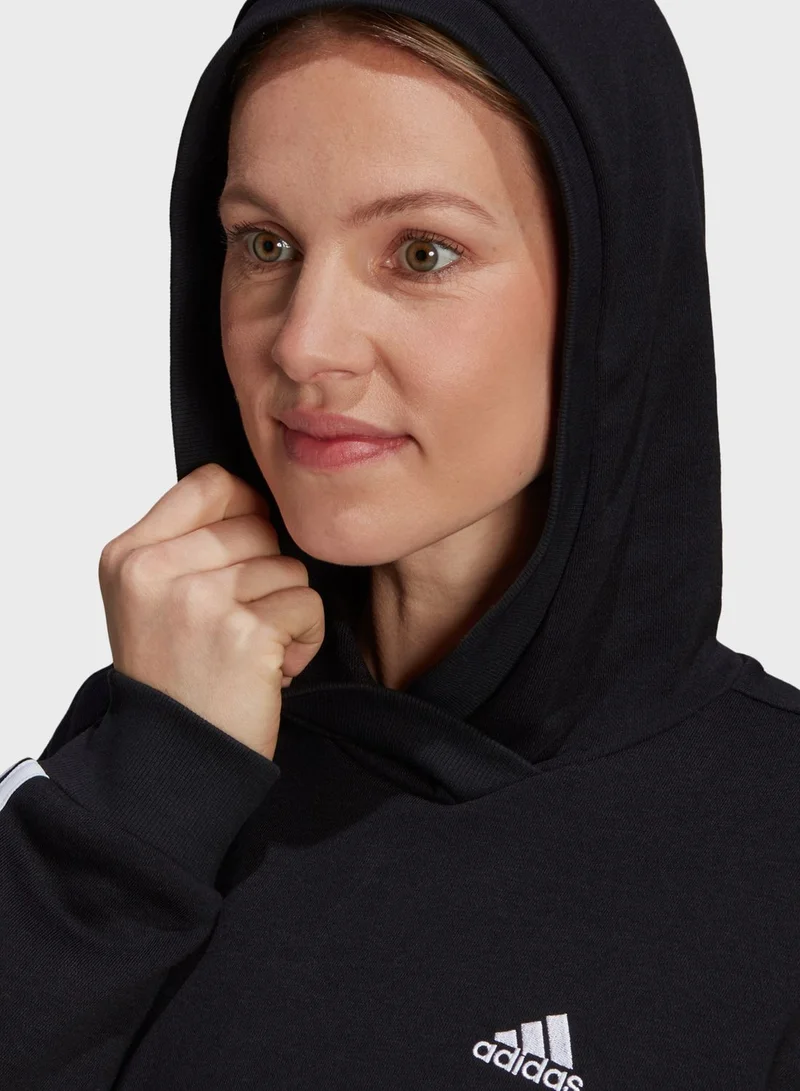 Adidas 3 Stripe Hoodie