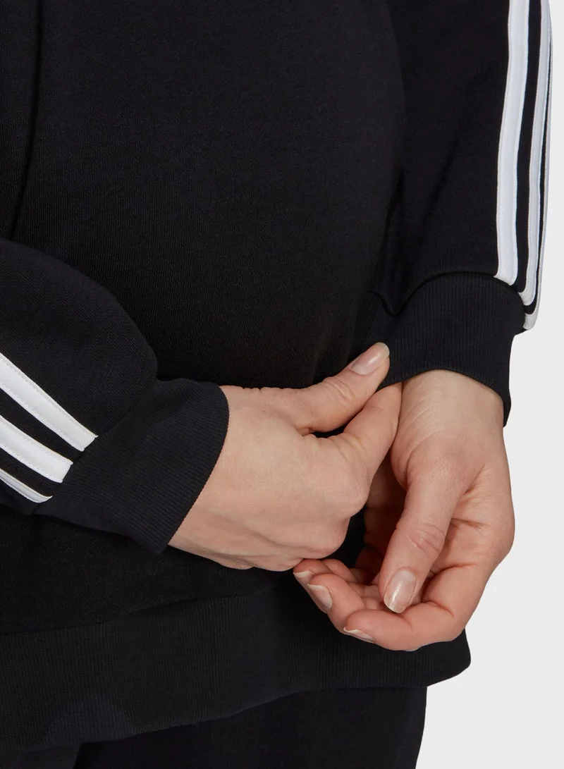Adidas 3 Stripe Hoodie