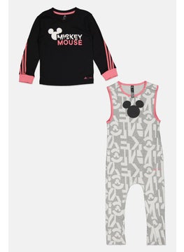 Adidas Toddlers Girl 2 Pieces Rompers And Sweatshirts Set, Multicolor  - Image 1