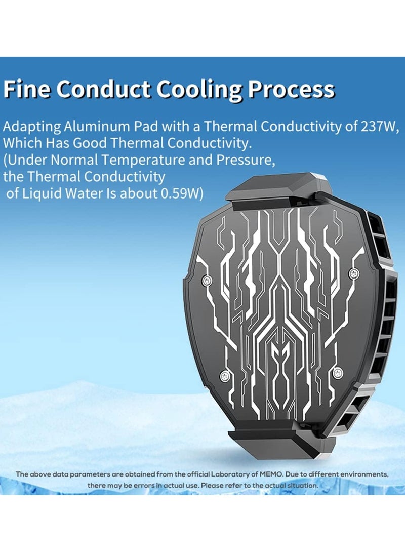 Inder Funcooler Dl05 Mobile Phone Radiator Temperature Display Semiconductor Mobile Cooler Pugb Gaming Universal Phone Cooler With Mobile Phone Cooling Pad  - Image 3