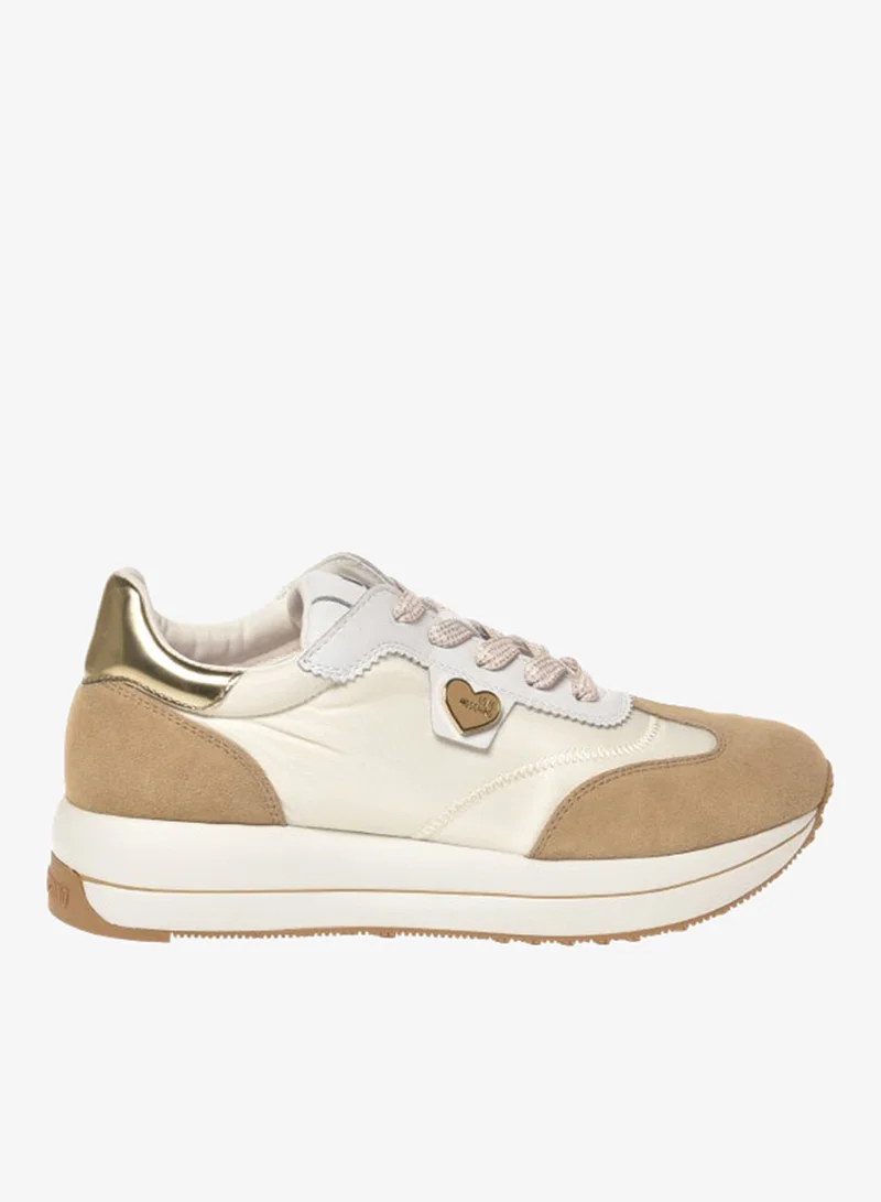 Love Moschino Lace Up Low Top Sneakers