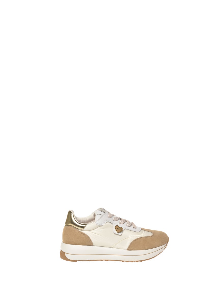 Love Moschino Lace Up Low Top Sneakers  - Image 1