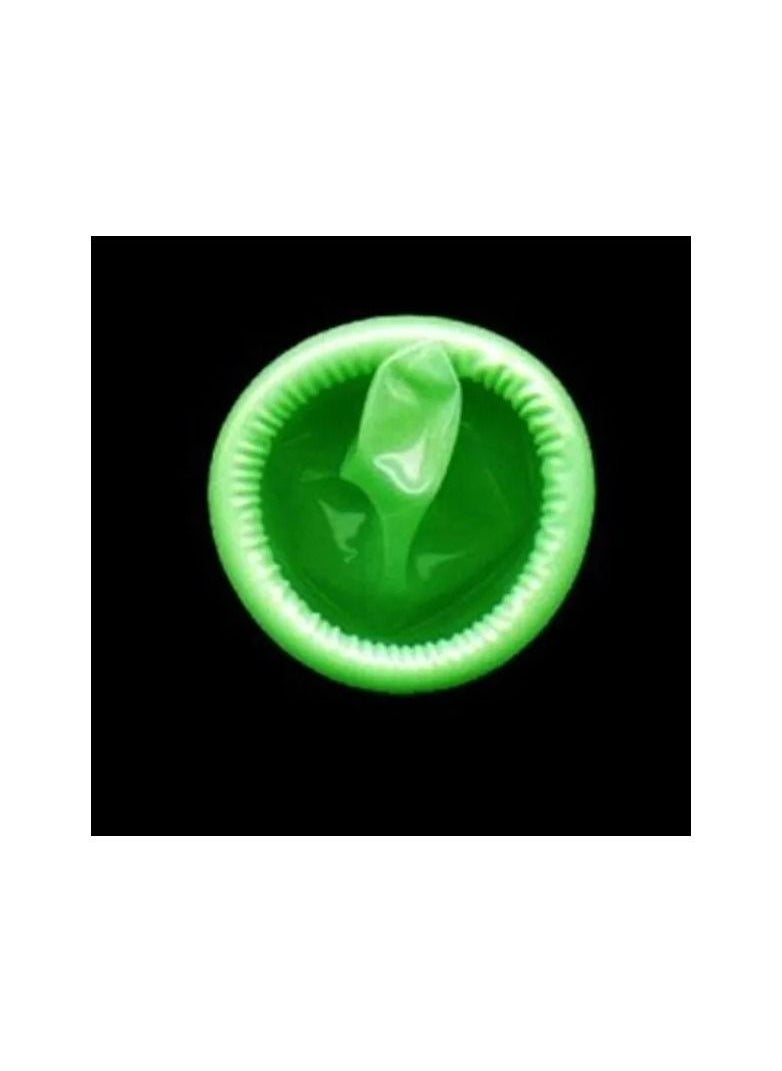 Generic - 1-Box With 3PCS Glowing and 4PCS Ultrathin Condoms,Men Luminous and Ultra Thin Lubricated Latex Condoms - Image 1