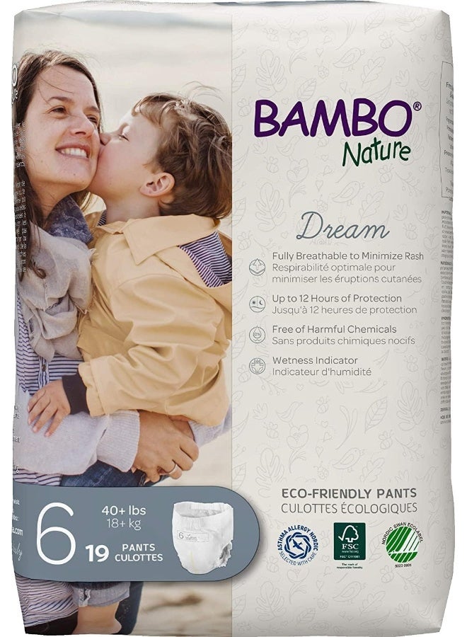 BAMBO NATURE سراويل تدريب بامبو ناتشر حجم 6 19 قطعة - Image 1