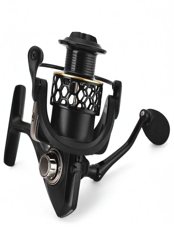 Lizard 13+1 Ball Bearings Spinning Reel 1000-6000 Series Lightweight Hollow Carp Fishing Reel - Image 1