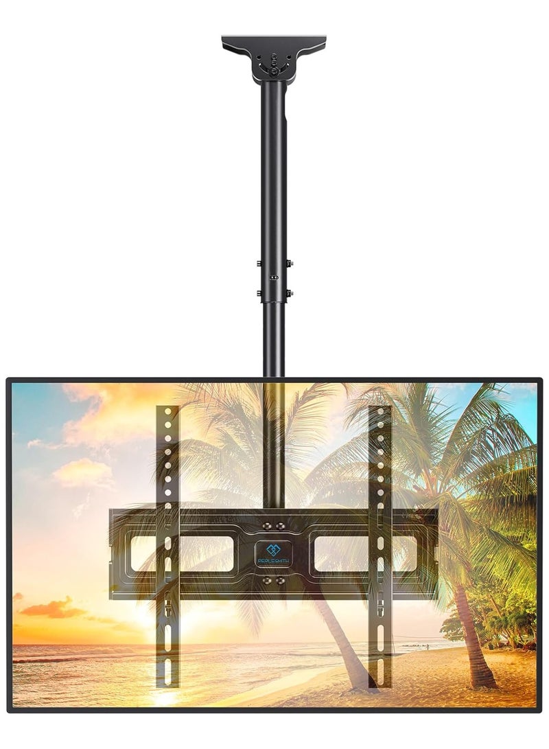 حامل تلفزيون سقفي متحرك – يناسب الشاشات من 26 إلى 55 بوصة – دعم حتى 45 كجم، دوران وإمالة كاملة – متوافق مع VESA حتى 400x400 - Image 1