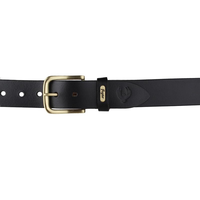 Flyer Oversize belt for men waist 44 to 70 inches Genuine Leather xxxl extra large plus size (Formal/Casual) (Colour-Black) (Size-52) BL908 - Image 4