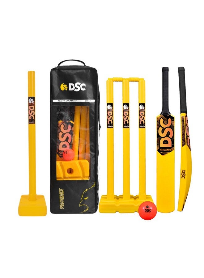 DSC مجموعة كريكيت بلاستيكية DSC فينيكس - مثالية للتنس وكريكيت الجلي والملعب، الحجم - 2 - Image 1