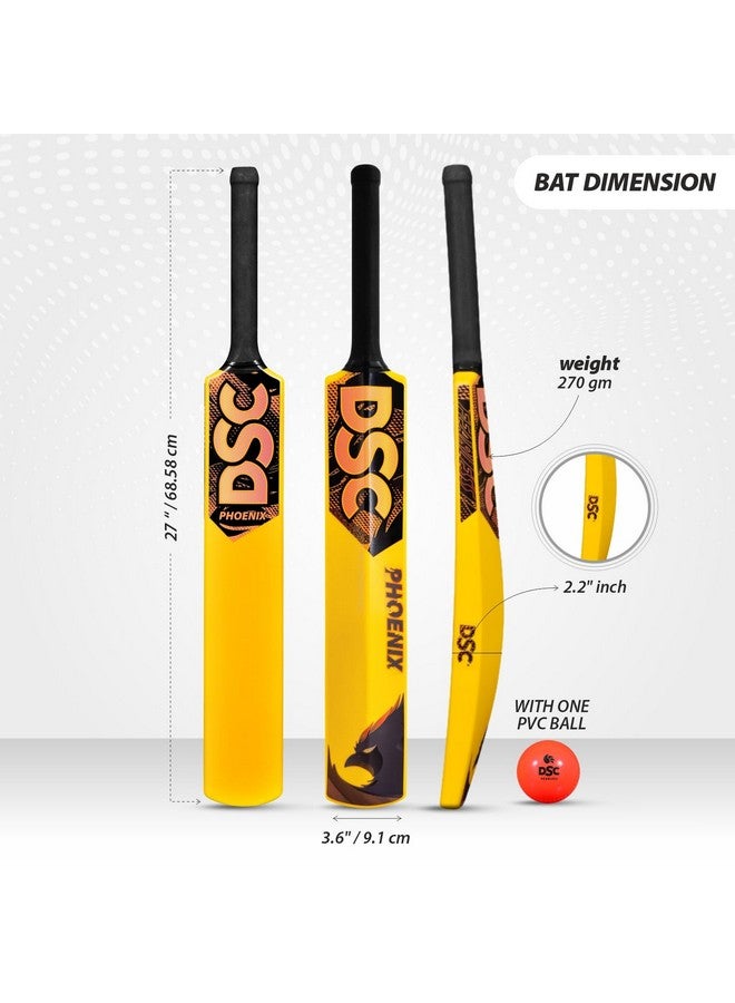DSC مجموعة كريكيت بلاستيكية DSC فينيكس - مثالية للتنس وكريكيت الجلي والملعب، الحجم - 2 - Image 5