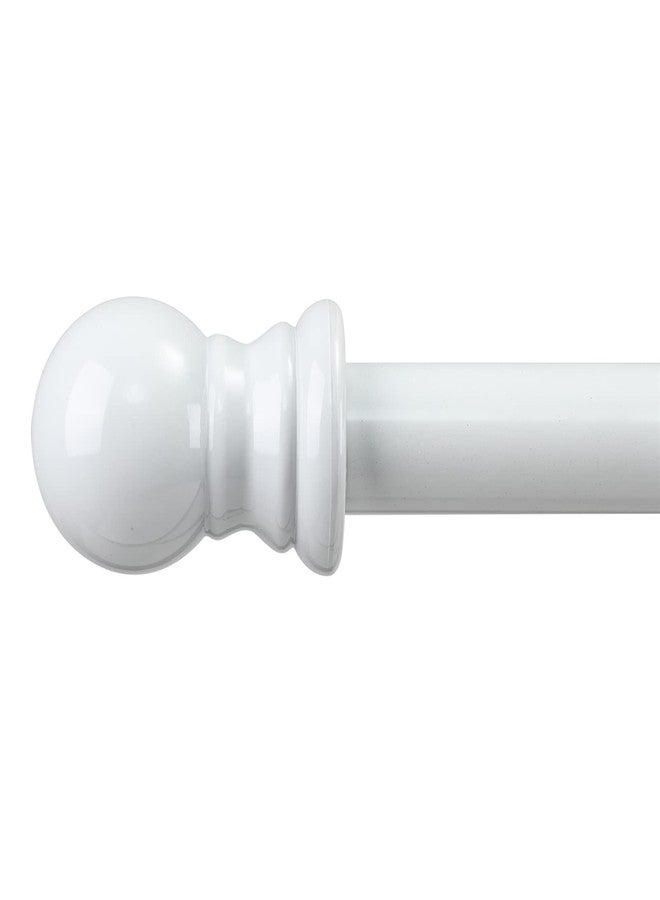 Bird Twig Decorative Curtain Rods for Windows 28 to 48 inch - 1 Inch Heavy Duty Curtain Rods Set,Adjustable Drapery Rods with Bracket for Curtains & Drapes - White - Image 1