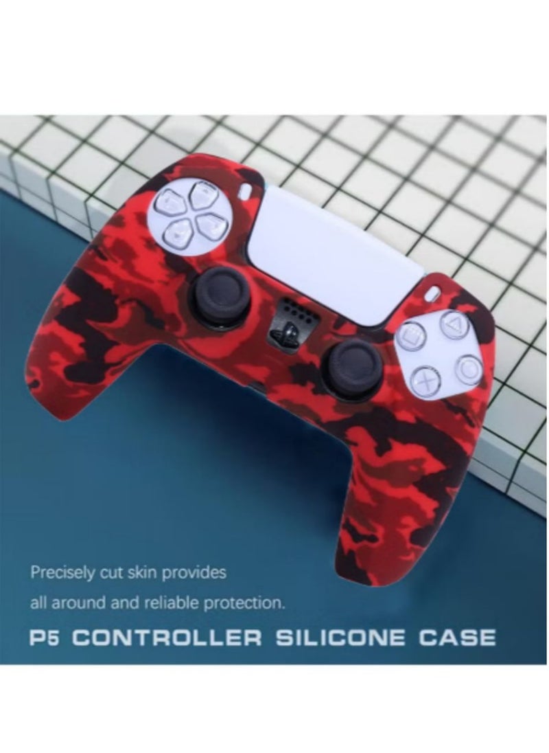 Generic - Silicone Shell Accessories For Sony 5 PS5 Wireless Controller Handles With Ergonomic Soft Ultra-Thin Silicone Protective Cover Gamepad Casefor Playstation 5 DualSense Wireless Controller - Image 1