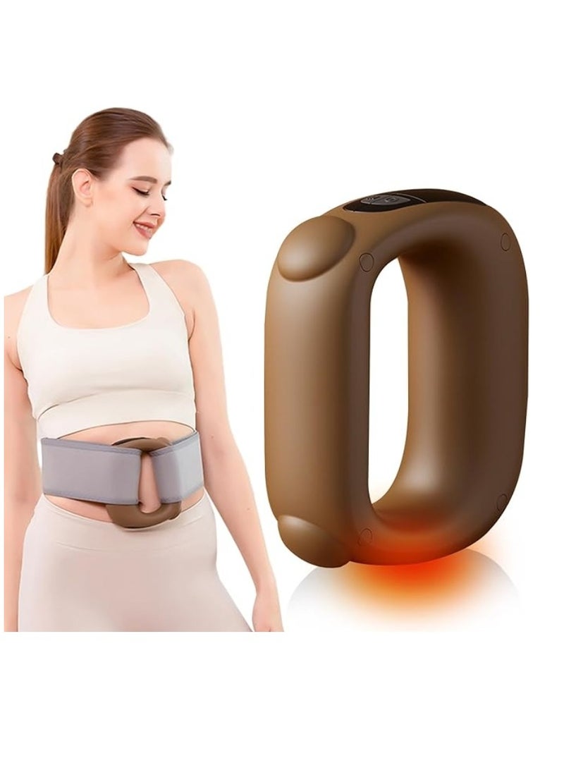 M MIAOYAN Deep tissue massage gun, massage ring vibration massager to relieve neck back pain percussion electric muscle massager with belt rechargeable handheld wireless massage gun best gift for children friends colleagues family  - Image 1